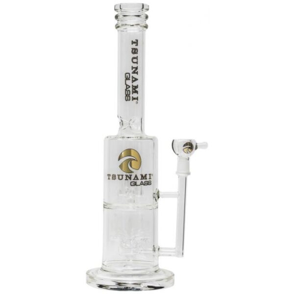 Bio Hazard Glass Bong 20cm Straight Neck