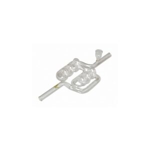 glass pipe 24 cm double triple