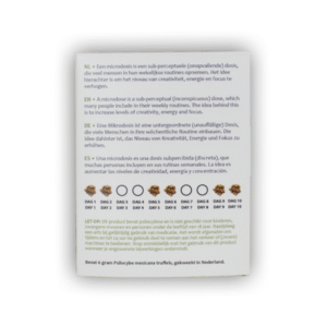 microdosing pack magic truffels 6 x 1 gram truffels 1