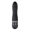 mini vibrator ribbed black