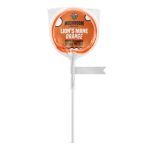 mushroom lollypop orange