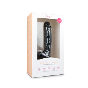 Realistic Dildo With Ball Sack - 22.5cm black