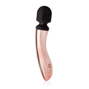 rosy gold nouveau curve massager