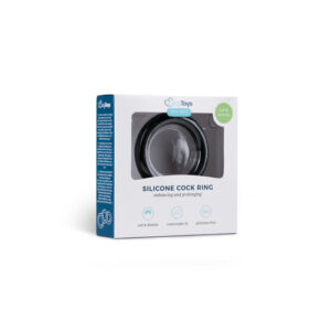 Silicone Cock Ring Large - Black